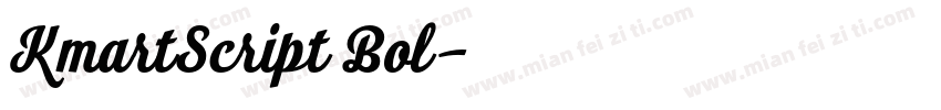 KmartScript Bol字体转换